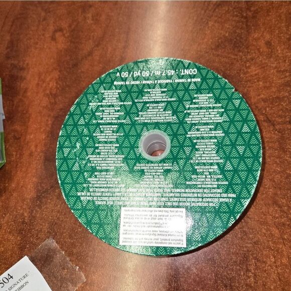 2 Kirkland Wire Edged Pattern with Ribbon 50 yrd x 1.5 new - Picture 13 of 14